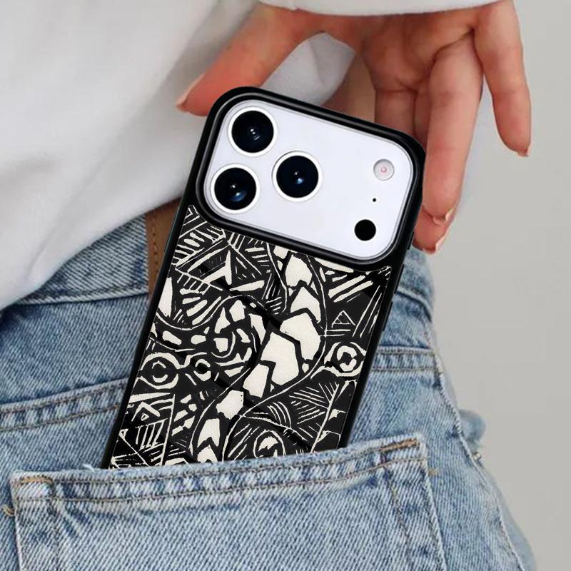 Maori Polynesian Samoan Tribal print Phone Case for iPhone 17ProMax 12 13 14 15 16e 17 Pro Max Plus Air Cover