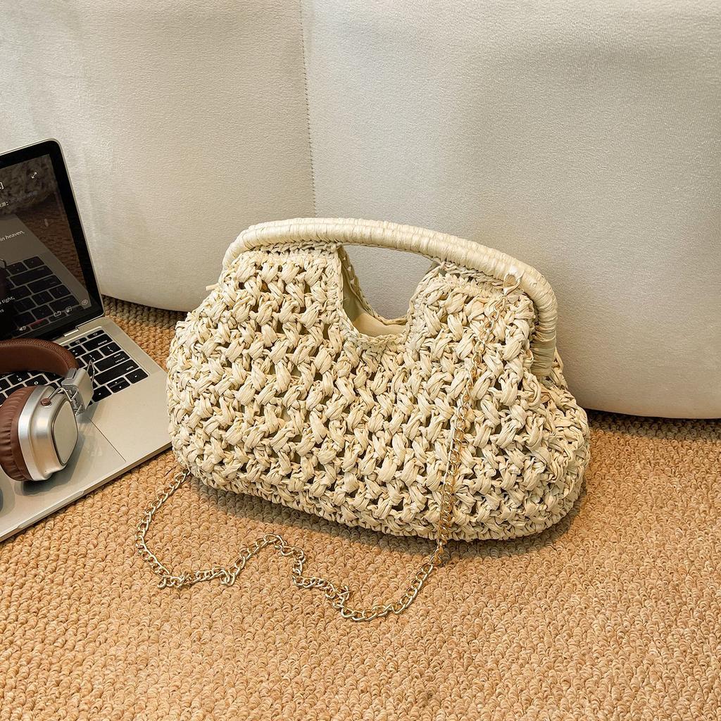 Chain Crossbody Bag, A Niche Woven Bag