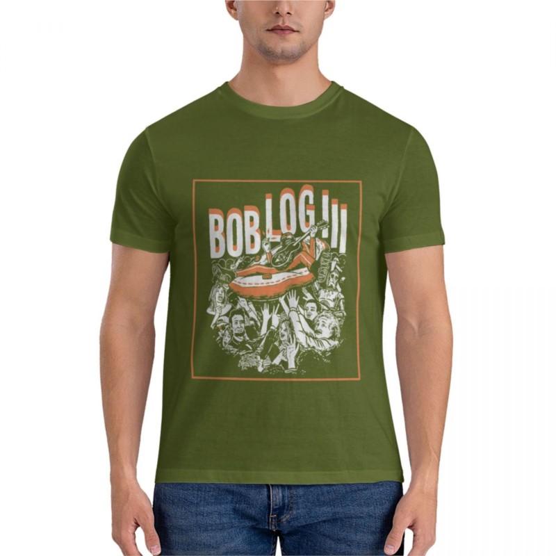 Bob Log 3 T-Shirt Essential T-Shirt Black T Shirts for Men Heavy Weight T Shirts for Men Funny T Shirt