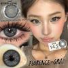 EYESHARE 1 Pair FLORENCE Series Contact Lenses for Eyes 14.5mm Gray Brown Natural Lens Beauty Pupils for Satuden