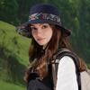 Spring Summer Big Brim Sun Hat National Style Cowboy Fisherman Hat Men Women Outdoor Sun Hat for Mountaineering and Fishing