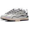 Li Ning Wave Golden Slip Resistant Cushioning Abrasion Resistant Lightweight Low Top Skateboard Shoes Men's White Gray AECS073-1