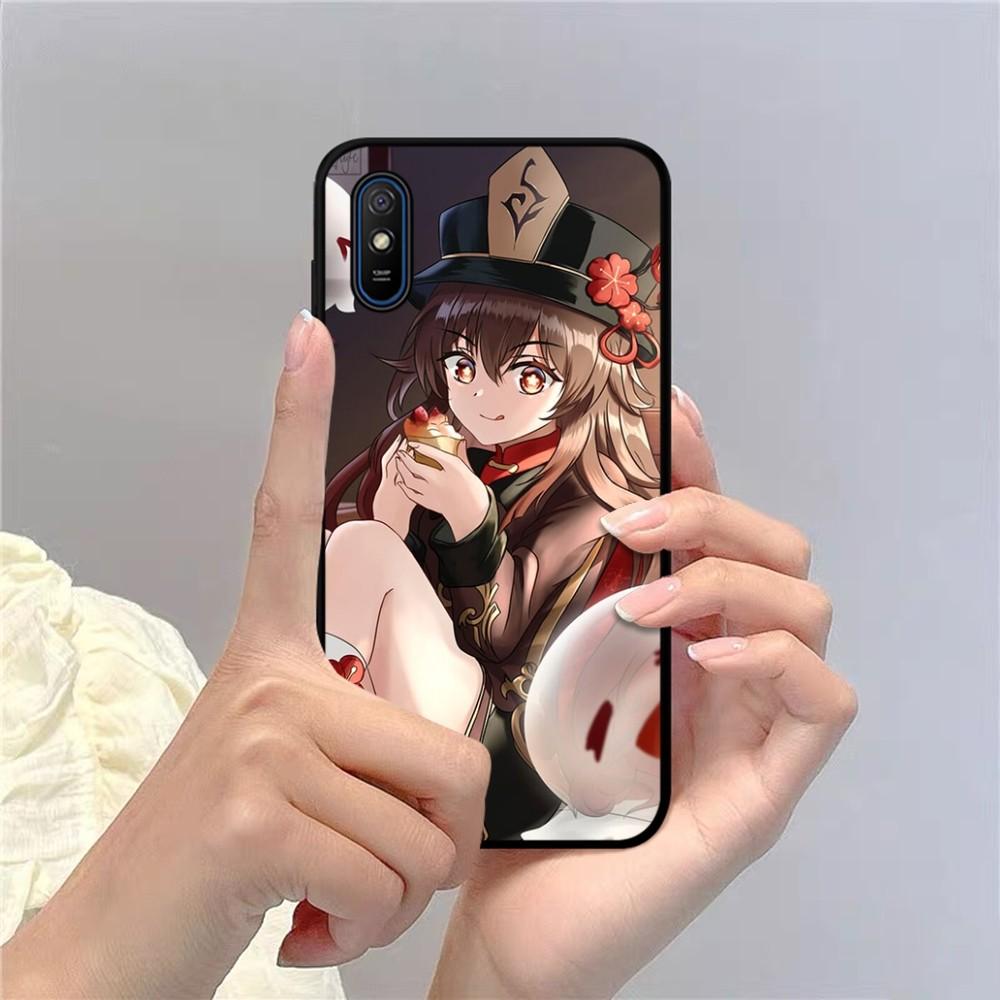 Genshin Impact Hu Tao Phone Case For Redmi 5 6 7 8 9 10 Plus Pro 6 7 8 9 A GO K20 K30 K40 Pro Plus F3 Fundas