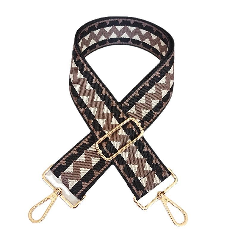 New Bag Accessories with One Shoulder Oblique Span To Reduce The Burden Wide Bag Belt Ethnic Style Color Extended Backpack Belt