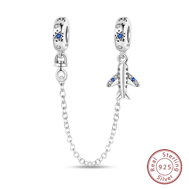 Copper Heart Shaped Keylock Cross Pattern Fantasy Cat Claw Safety Chains Fit Qikaola Original Bracelets Diy Jewelry