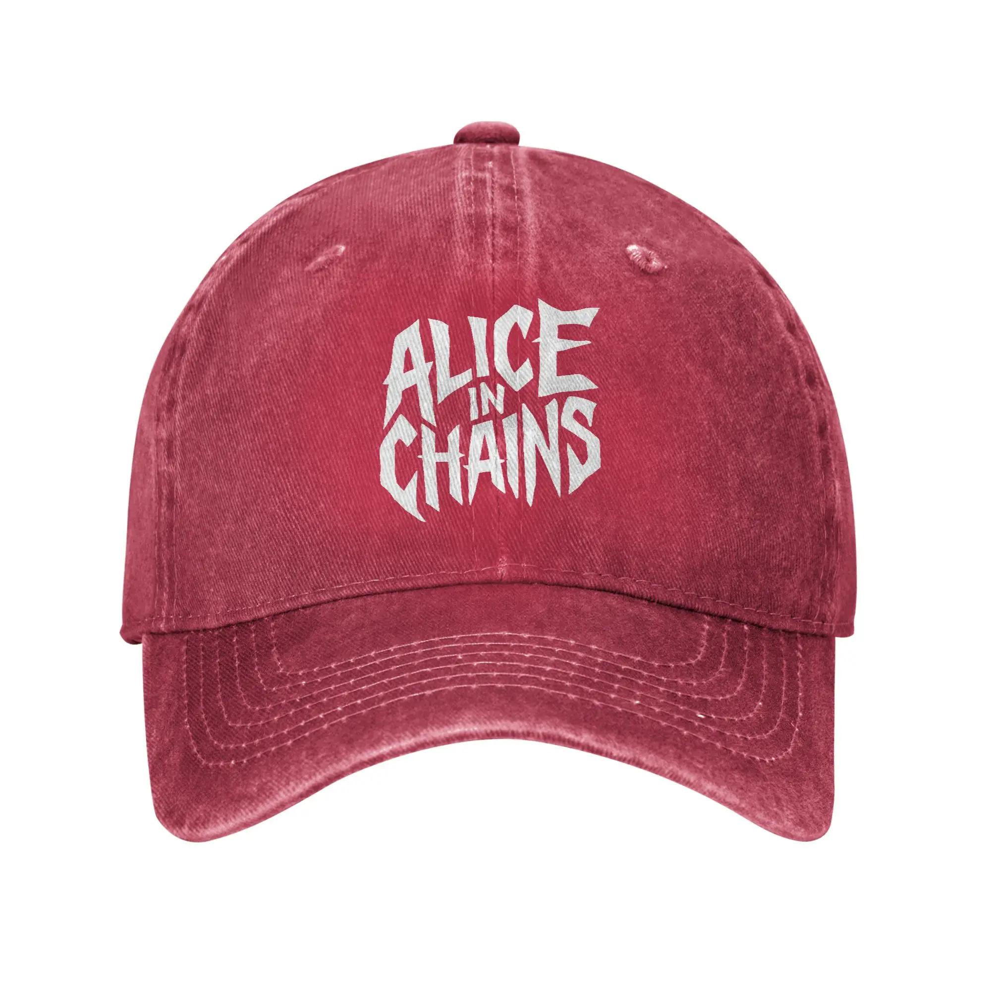 Alice in Chains Rooster Dirt Layne Staley Rock Denim Cap Casual Baseball Caps Adjustable Hat Summer Unisex Baseball Hats One Size