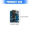 5Pieces 5VBoost Steps Up Power Supply Module Converters Module for Lithiums Battery Charging with USB Micros Port