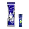 Clear Men's Oil Control Shower Gel & Shampoo Travel Set