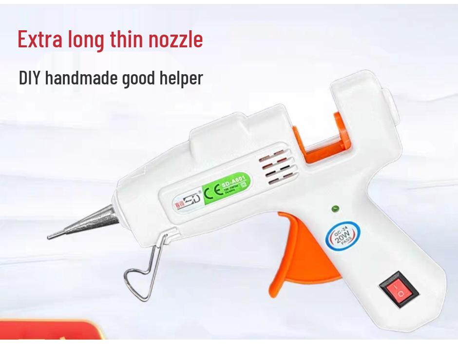 

Saide Mini Hot Melt Glue Gun with Stand and Glue Sticks for Handmade Jewelry Accessories