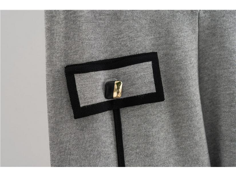 European-American High-End Fashion Knitted Sweater Cardigan & Wide-Leg Pants Set for Women - Fall/Winter Collection