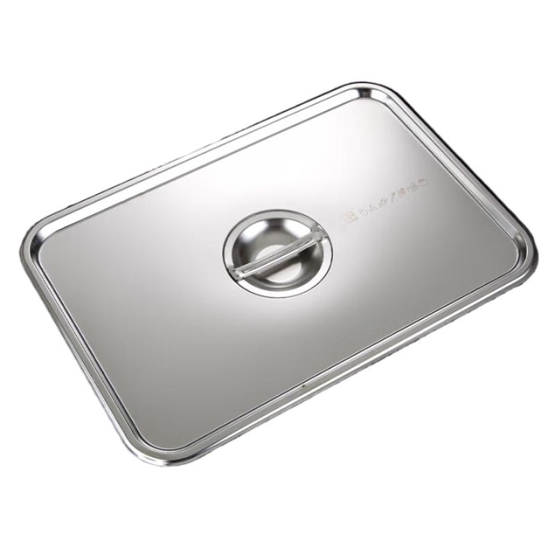 Food-Grade Stainless Steel Rectangular Pan with Lid