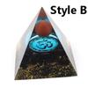 Přírodní krystalový kámen Orgon Energy Healing Pyramid Reiki Chakra Multiplikátor