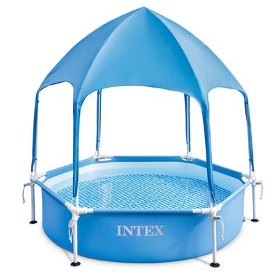 Children's Frame Pool With Roof 183 X 38 Cm Intex 28209