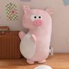 Cartoon Soft Crocodile Penguin Pillow Plush Toy Sofa Ornaments Cute Pink Pig Black Cat Doll Girl
