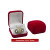 Velvet Stud Earrings Small Necklace Storage Box Organizer Case Jewelry Display Gift Packaging Boxes Portable Travel Wedding