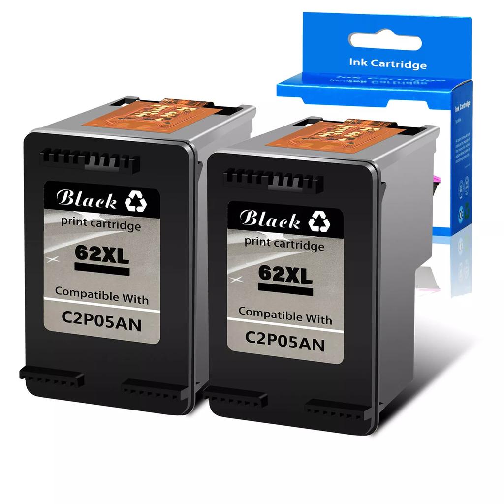 62 62XL Black/Tri-Color Ink Cartridge For HP Envy 5540 5545 5660 7640 7645 8000