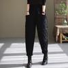 Women's Fall and Winter Large Size Thickened Pants Jacket Elastic Waist Casual Pants