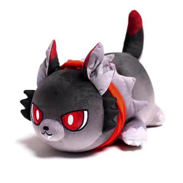 26cm Aphmau Meows Cat Plush Toy Soft Meemeow Stuffed Donut Cat Plushie Dolls French Fry Cheeseburger Food Stuffed Pillow Gifts