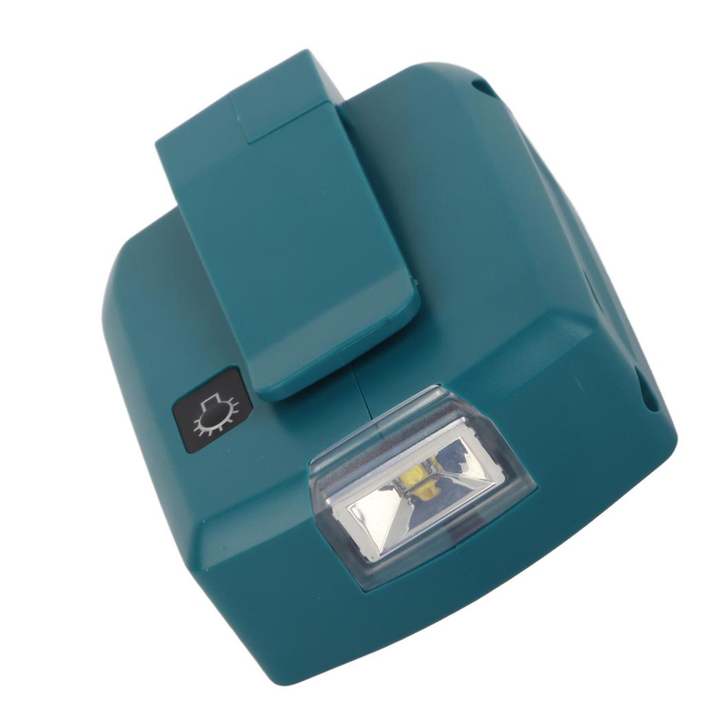 Duální USB LED světelný adaptér Lithium-iontová baterie Zdroj napájení Nabíječka Měnič 14.4?20V Vstup