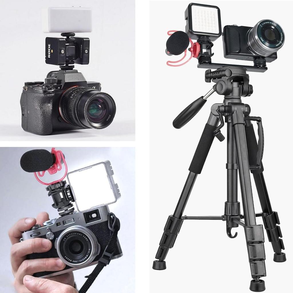 3 Cold Shoe Mount Shoe Adapter Hot Shoe Screw Screw Adapter for and Photo Support Devices & 1/4" Cameras, Photos, Videos,