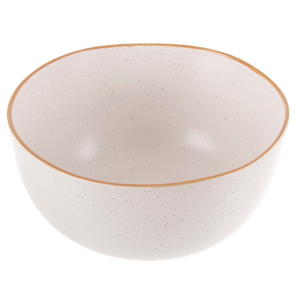 Beige Ceramic Bowl 18 Cm, 1.2 L