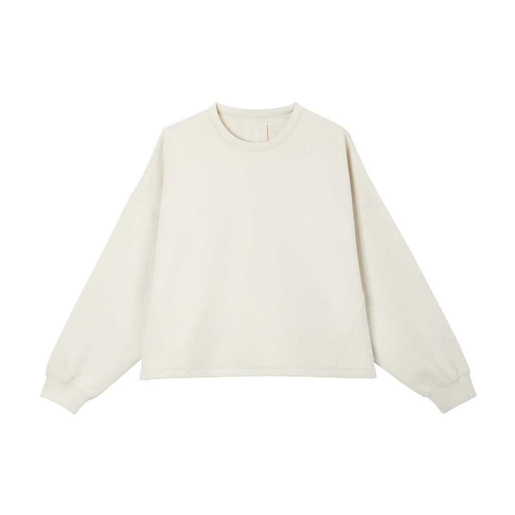 Nike 24.7 DF Crew Soft Knit Round Neck Pullover Sweatshirt Women Sweatshirt Off-White HQ8194-104