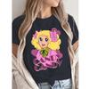 T-shirt Streetwear con Stampa Cartoon di Caramelle Abbigliamento Harajuku Moda Ragazze T-shirt Manica Corta Estate Maglietta Casual Femminile Girocollo Top