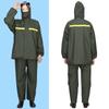 Raincoat and Rain Pants Split Set for Cycling, Outdoor Heavy Rain Protection Raincoat Set, Full-Body Motorcycle Delivery Raincoat