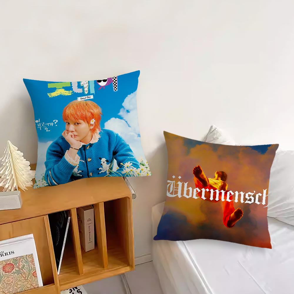 Hot Singer-G-Dragon-Drama cushion cover Sofa Living Room Bedroom Headboard Backrest Cushion Square Cushion Nap Time Pillow Case