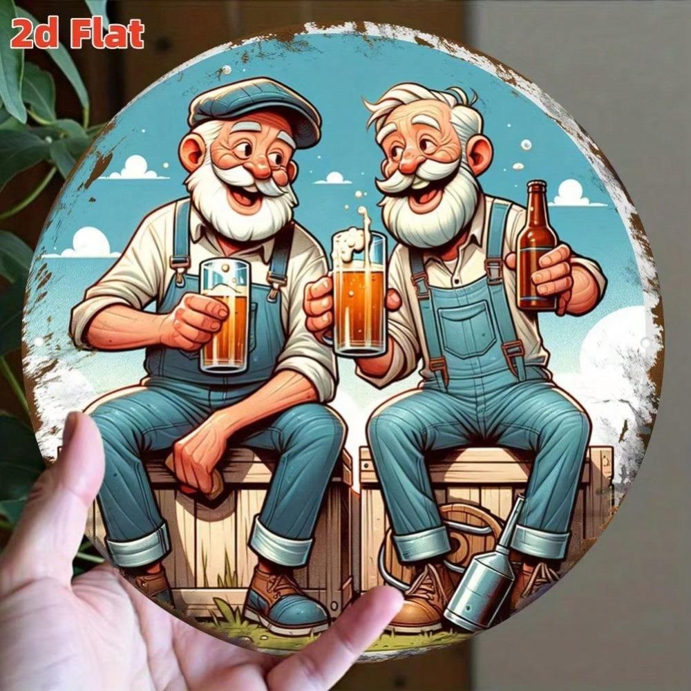 Waterproof Dustproof Metal Tin Sign for Indoor Outdoor Wall Decor