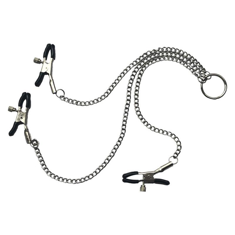 Sexy hračka Flirt Stimulace Prsa Svorky stydkých pysků S řetízkovými sponami Slave BDSM Fetiš Erotické Pro ženy Páry Sex pro dospělé