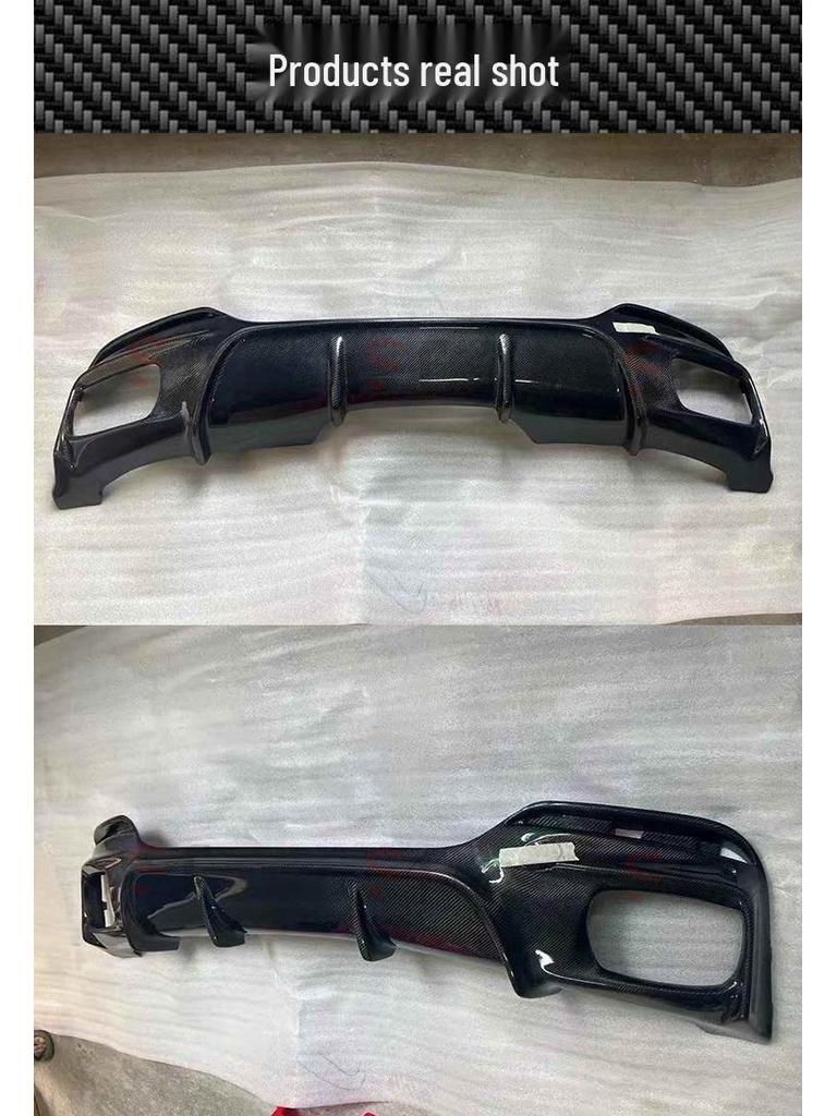 BMW X6 F16 Carbon Fiber Rear Bumper Diffuser 3D Style Lip Kit