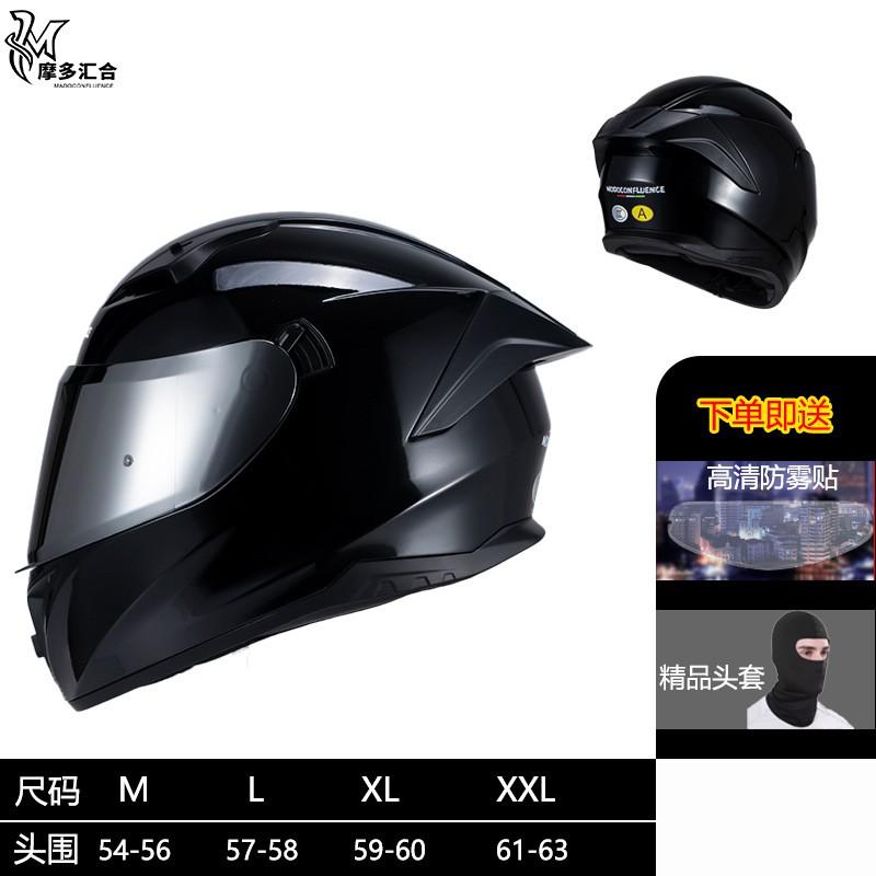 Full Face Motorcycle Helmet With Dual Visor 3C Certified ABS Safety Men Women All Season Riding