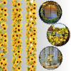 Artificial Sunflower Vine Homestay Attic Decoration Silk Cloth Vine Sunflower Vine Countryside Windflower Vine