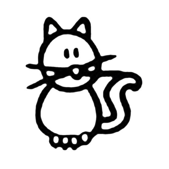 Funny Family Member Dog Cat Figure Pet Decor Car Sticker Decal for Window Door