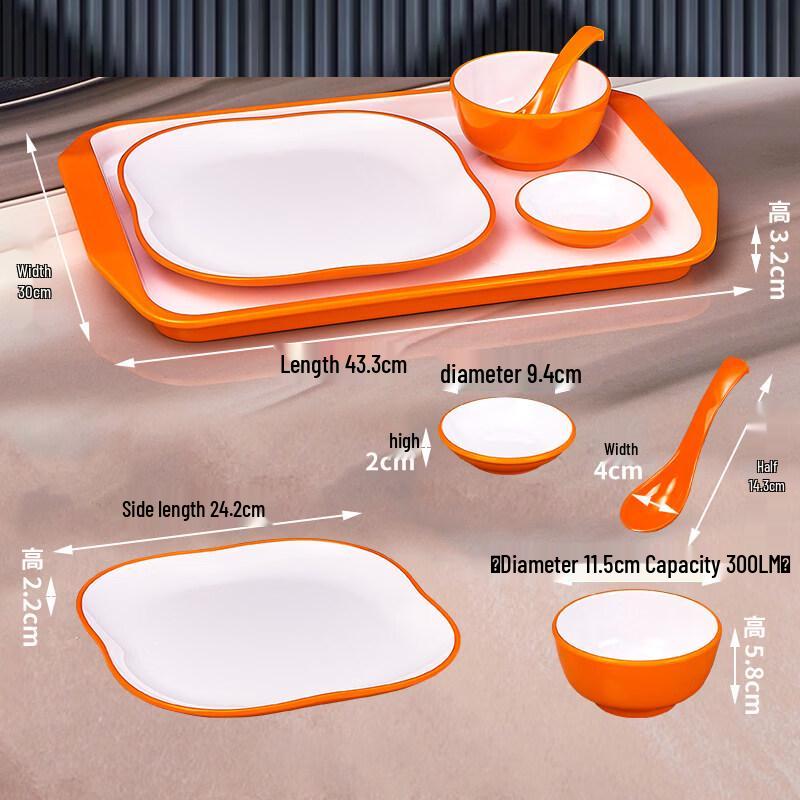 Ru Han Commercial Melamine Tableware Set