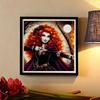 5D DIY Diamond Painting Decorative Princess Archery Full Round Drill Scenery Diamond Embroidery Cross Stitch Kits Home Decor Gift