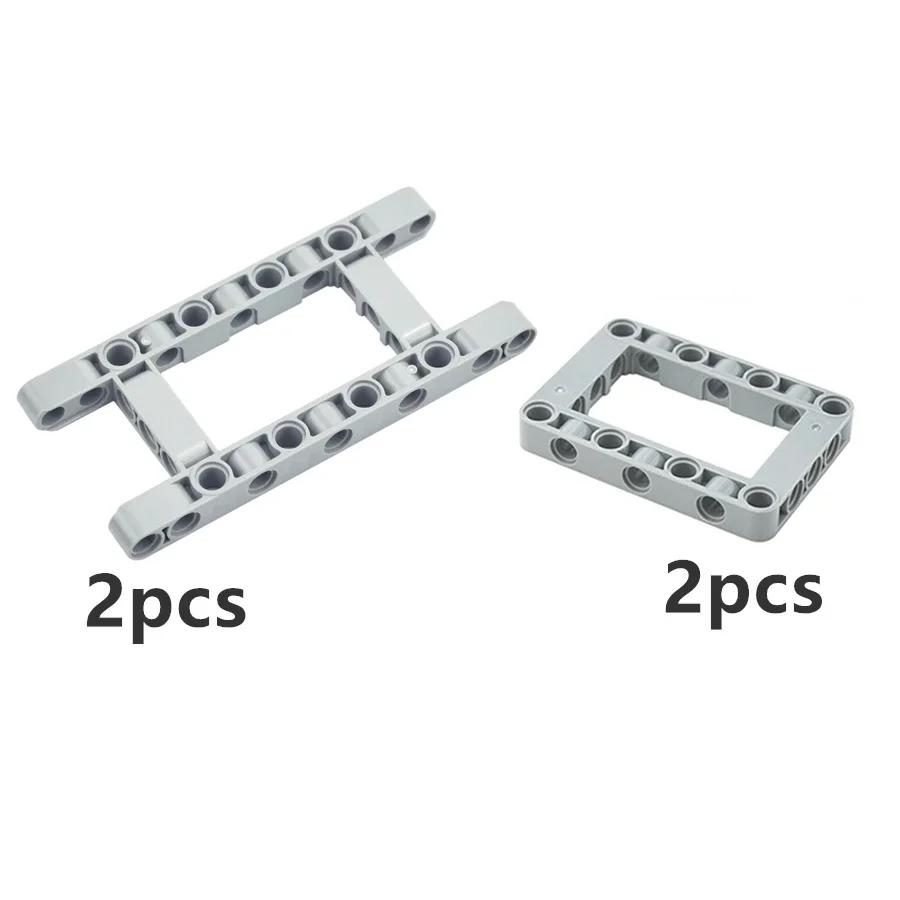 Compatibel Gat Arm 5x11 5x7 Bakstenen 64178 64179 MOC Technisch Hefarm Balk Accessoire Dikke Figuur Bouwstenen