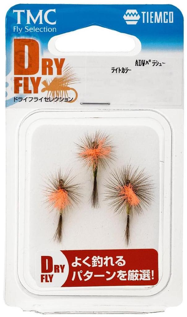 TIEMCO TMC Complete Dry Fly Set D-11 with ADW Parachute, Light Color, #16