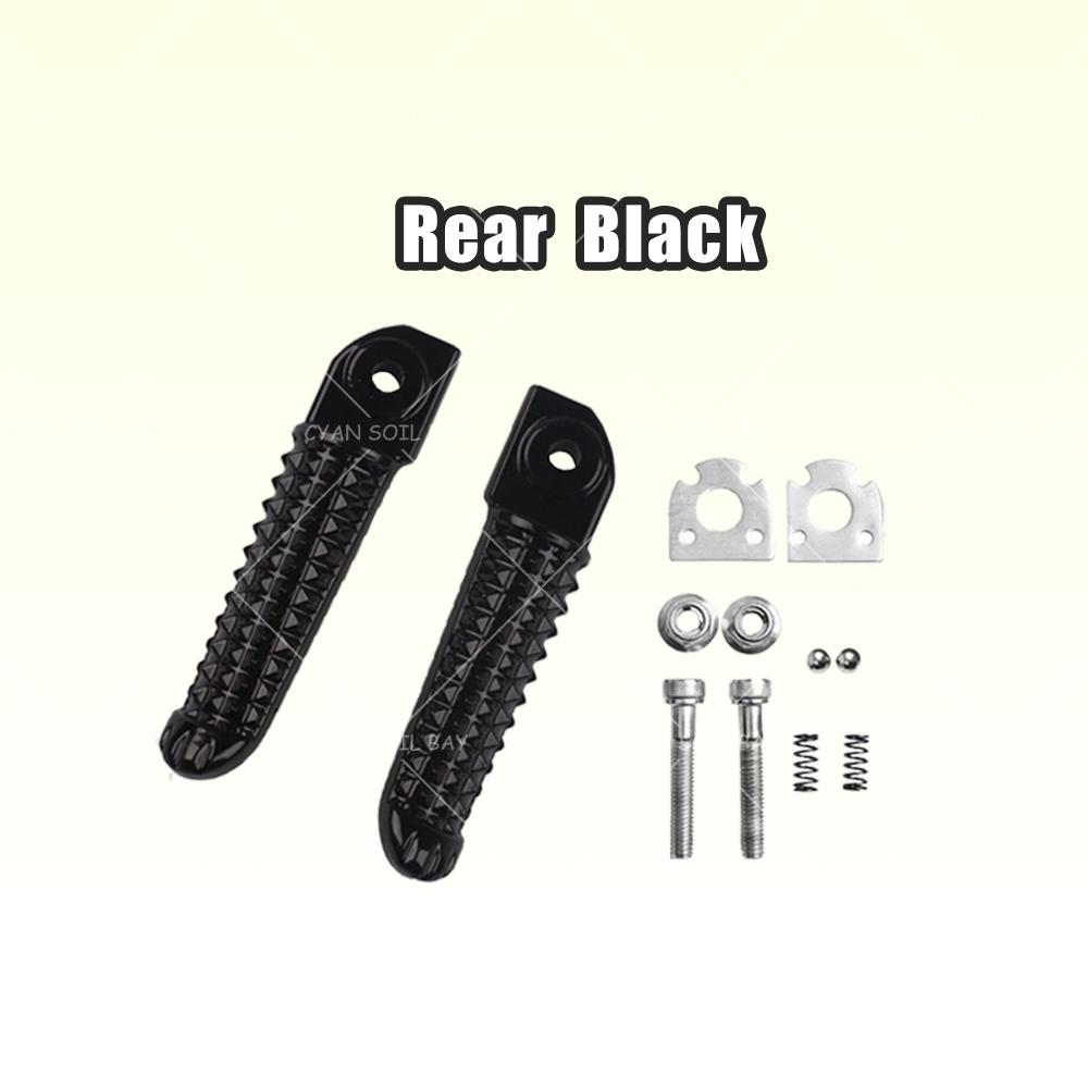 1 par motorcykelfotpinnar för Yamaha YZF R1 1998-2024 R6 2003-2020 YZF R6S R1M Fotpinnar Bakre Främre