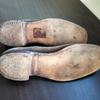 Footprints Goodyear Welt Wildleder Plain Toe Schuhe 70er-80er England Vintage Größe 7.5 26.0 Braun(GEBRAUCHT)