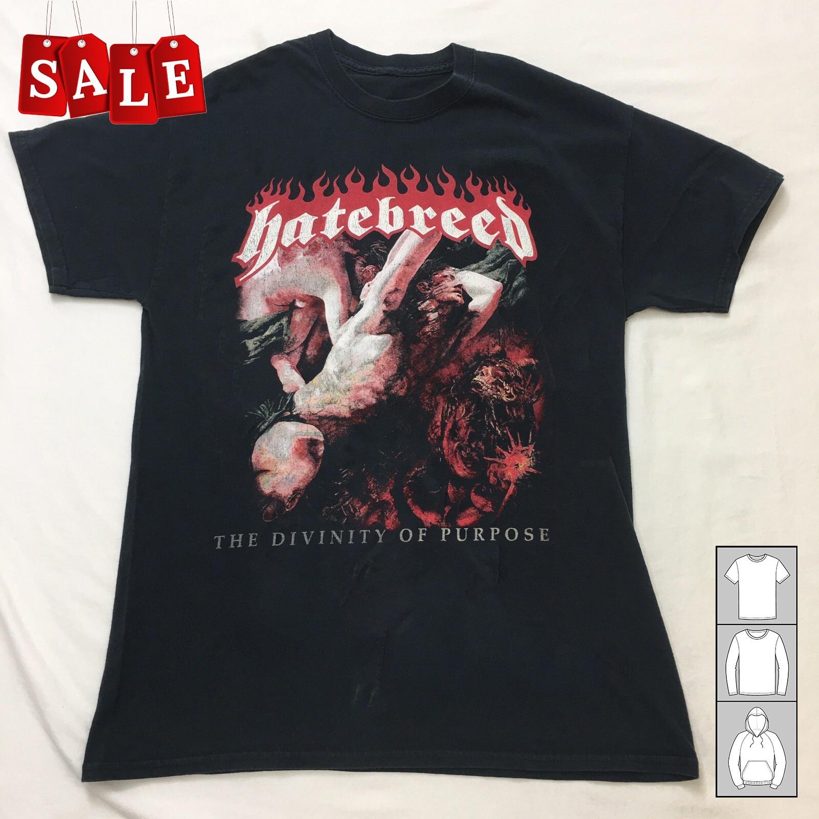 New HATEBREED Distressed Divinity of Purpose Fall 2013 Band Member LW621 XL