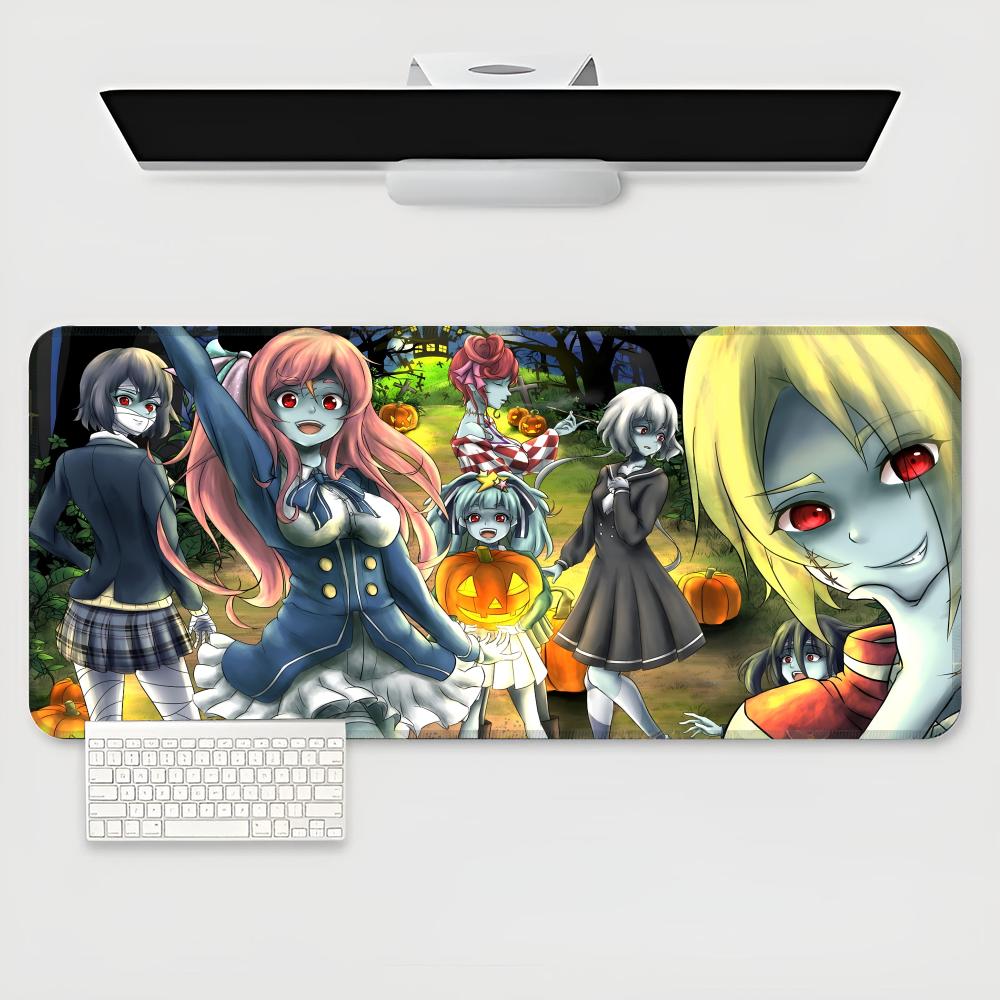 Zombie Land Saga Mouse Pad game teclado XXL Mouse Pad Large Computer Laptop Non-slip Keyboard Desk Mat Mousepad