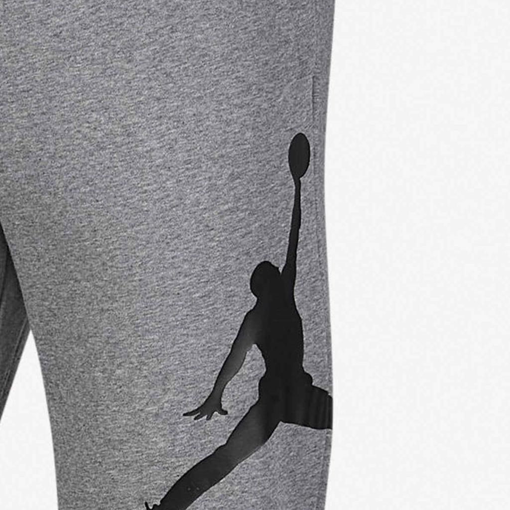 Jordan Fleeceové ležérne nohavice Jumpman Pánske spodné diely Uhľovo-sivé DA6804-091