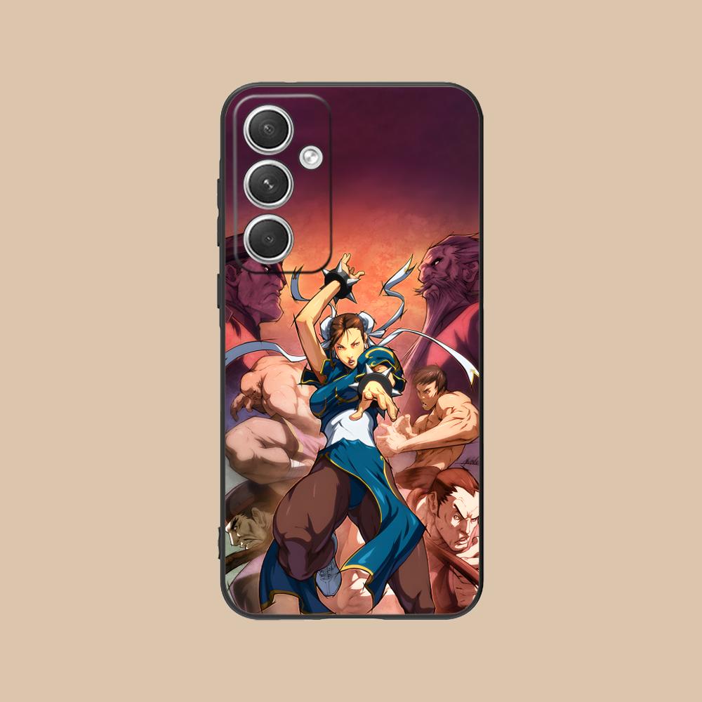

Street Fighter Chunli Phone Case for Samsung Galaxy S26 S25 S24 S23 S22 S21 S20 Note20 Plus FE Ultra Colorful Cover Pretty Cover Galaxy Note20