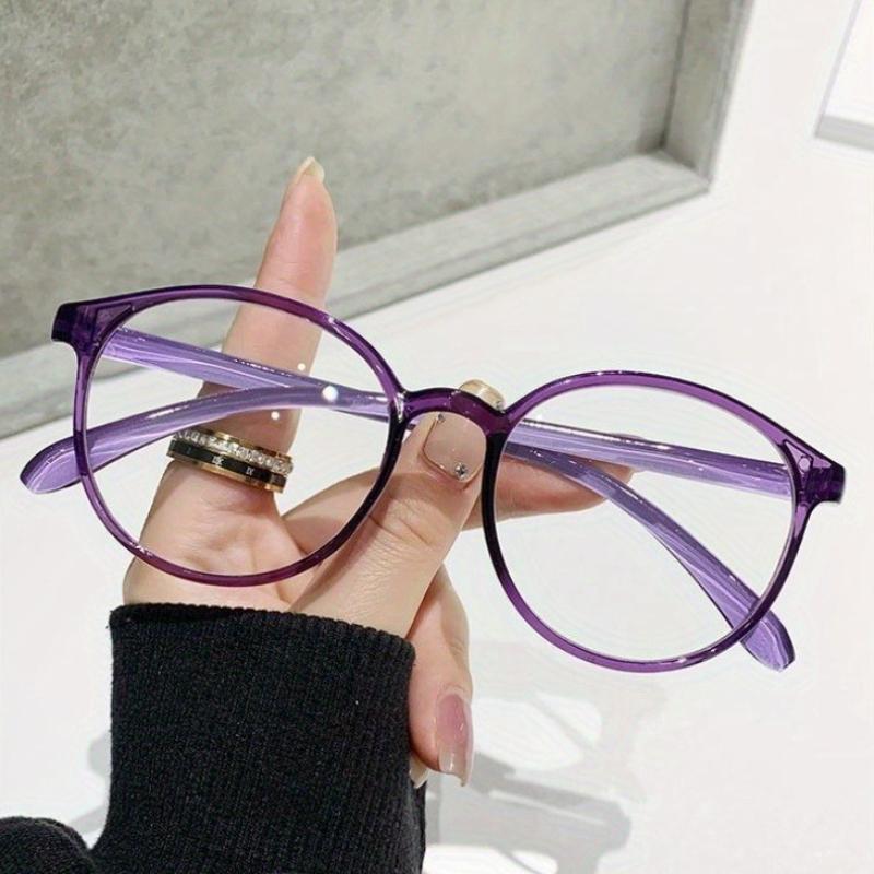 3pcs Ultra Light Round Frame Glasses Fashionable for Daily Computer Reading Use High Quality Eyewear