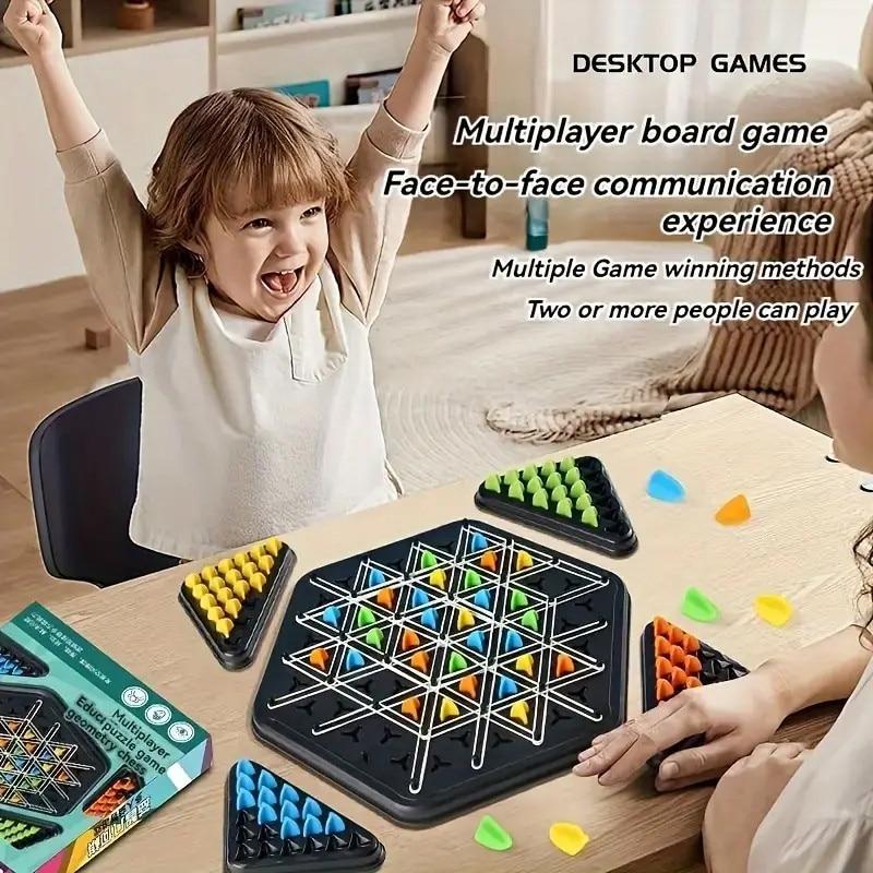Kidsbele® Board Game for Kids, Elastic Logic Game, Multiplayer Strategy and Focus Game, 2-4 Players, Ages 3+