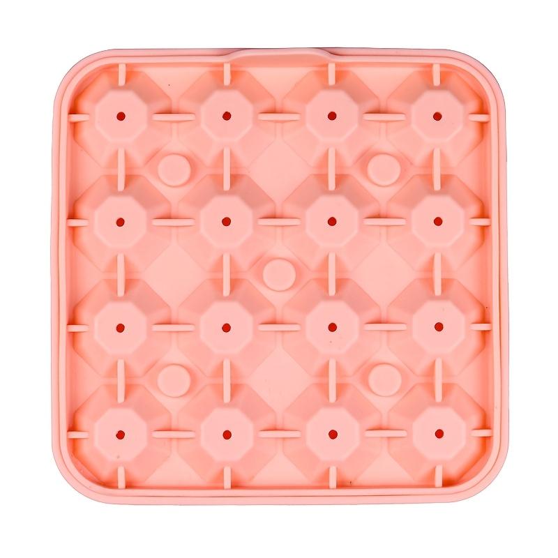 16 Cavity Mini Diamond Ice Cube Tray Silicone Mold With Lid Stackable Easy Release Small Ice Maker Home Bar And Cocktail Drinks