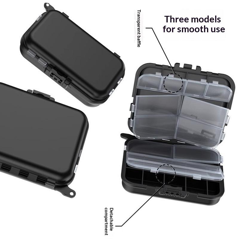 Double Sided Tackle Box Box Fishing Gear Accessory Storage Box Fishing Bait Box Mino Hard Bait Pencil Squid Fake Bait Box