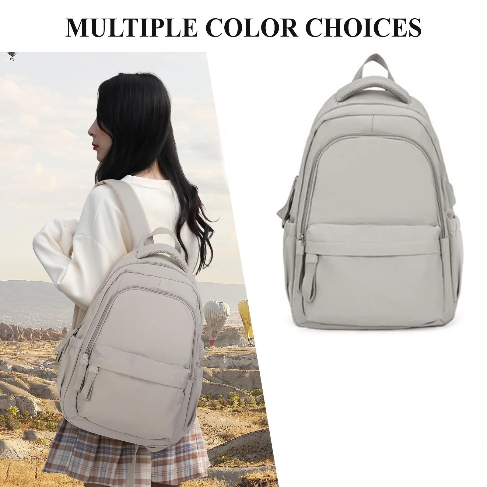 

Школьный рюкзак для женщин и мужчин, водонепроницаемый рюкзак для студентов колледжа, маленькие милые рюкзаки, вмещающие ноутбук 15,6 дюйма One Size